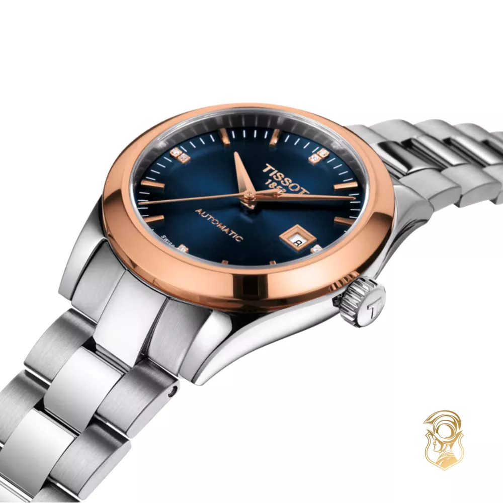 Tissot T-My Lady T930.007.41.046.00 Gold Bezel Watch 29mm
