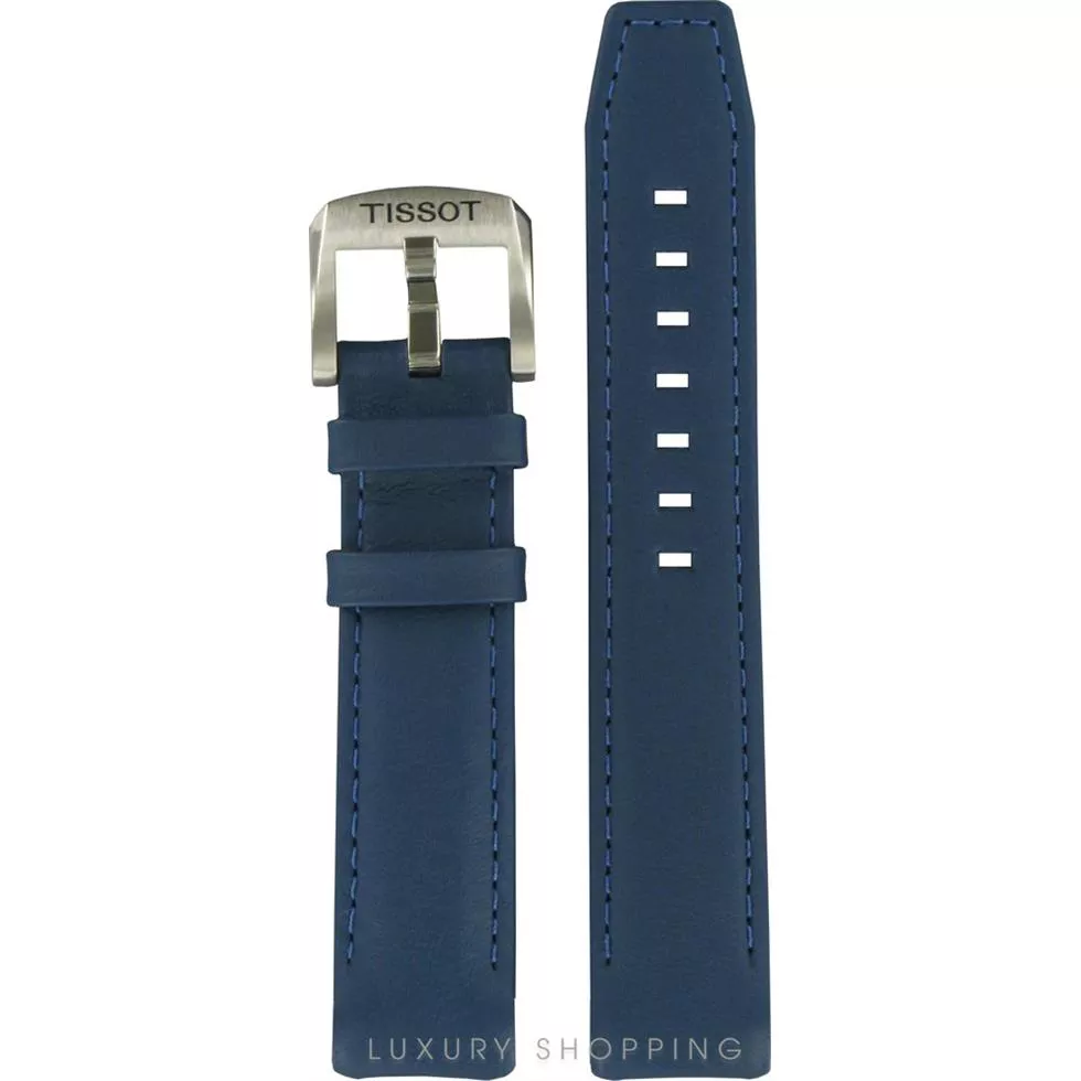 Tissot T-Touch Solar Blue Leather Strap 18/17mm