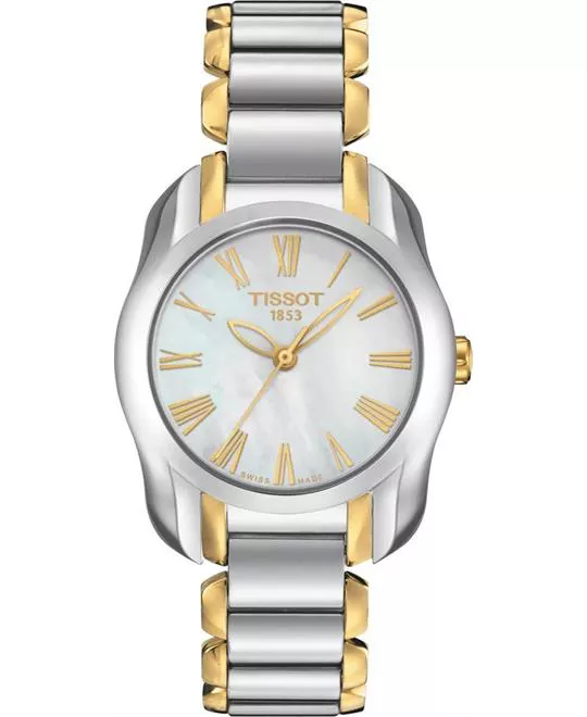 Tissot T-Wave Quartz White Mother of Pearl Watch 28.2MM