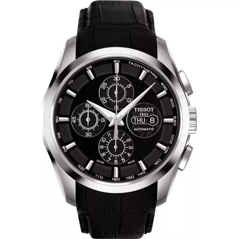 Tissot Couturier T035.614.16.051.00 Valjoux Watch 43mm
