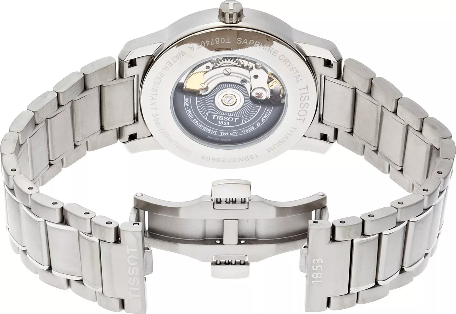 Tissot Luxury T087.407.44.057.00 Titanium Automatic Watch 40mm