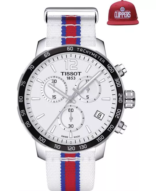 Tissot Quickster T095.417.17.037.33  Chronograph Watch 42mm