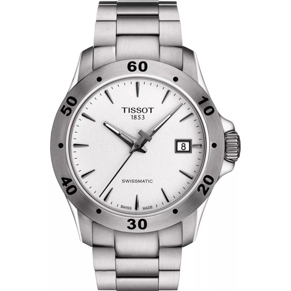 Tissot V8 T106.407.11.031.01 Swissmatic Watch 42.5mm