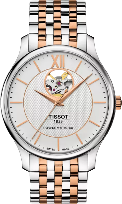 MSP: 89014 Tissot Tradition T063.907.22.038.01 Powermatic 80 Watch 40mm 19,560,000