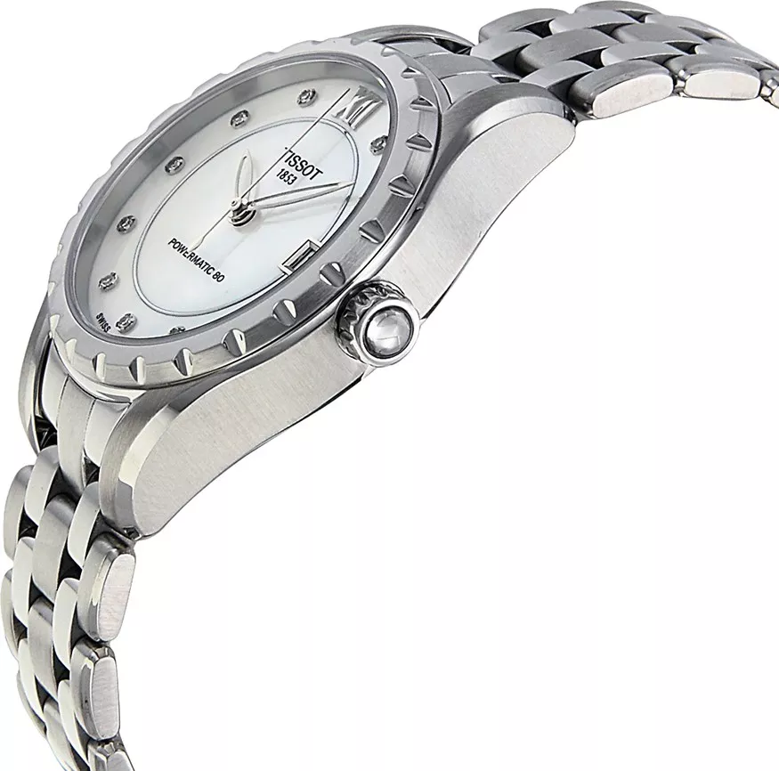 Tissot LADY T072.207.11.116.00 Auto Diamond Watch 35mm 