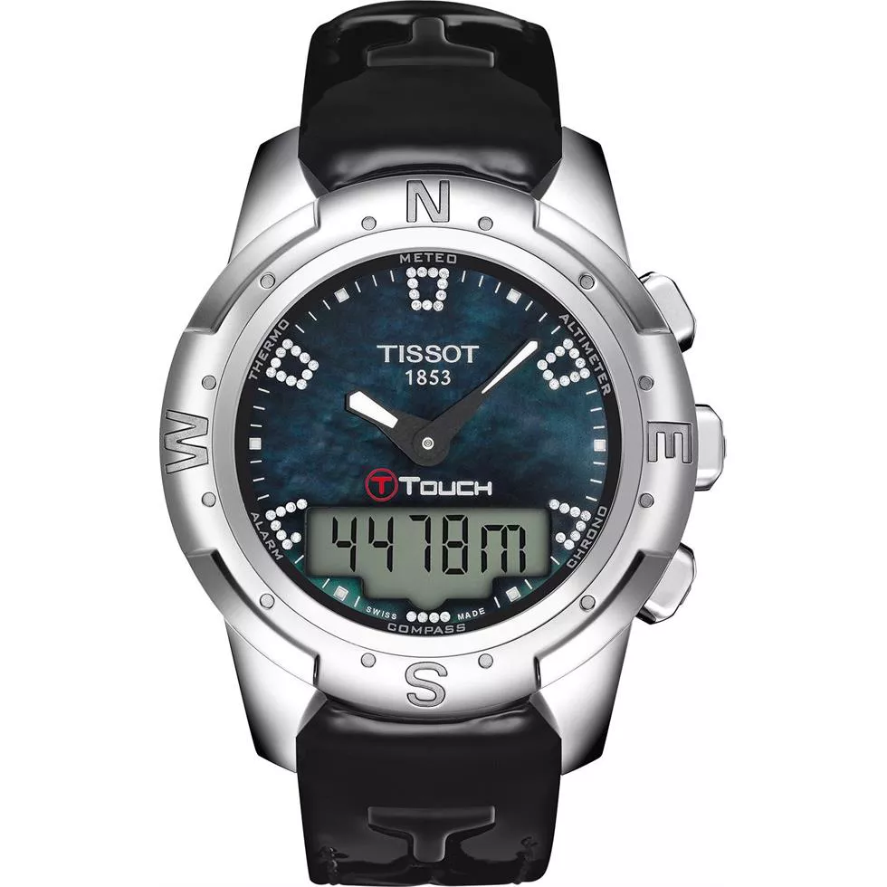 Tissot T-Touch T047.220.46.126.00 Swiss Diamond Watch 43mm 