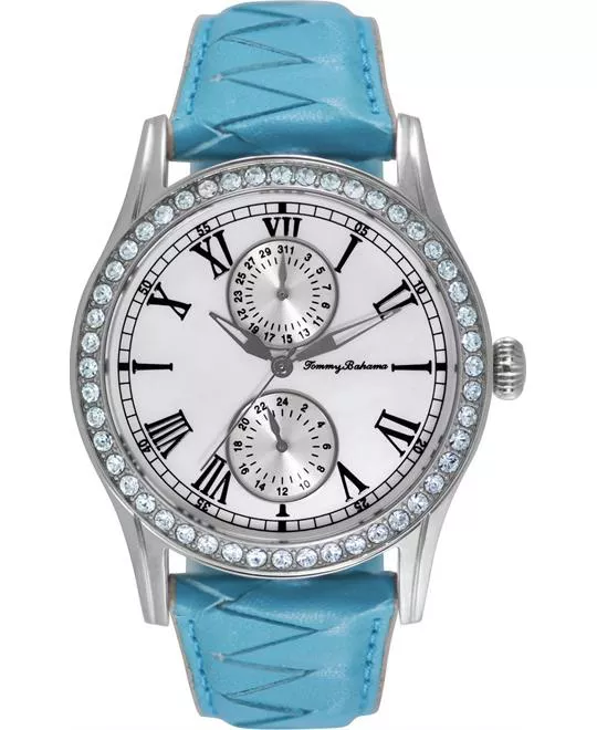 Tommy Bahama Women's Swiss Blue Woven Watch 40mm 