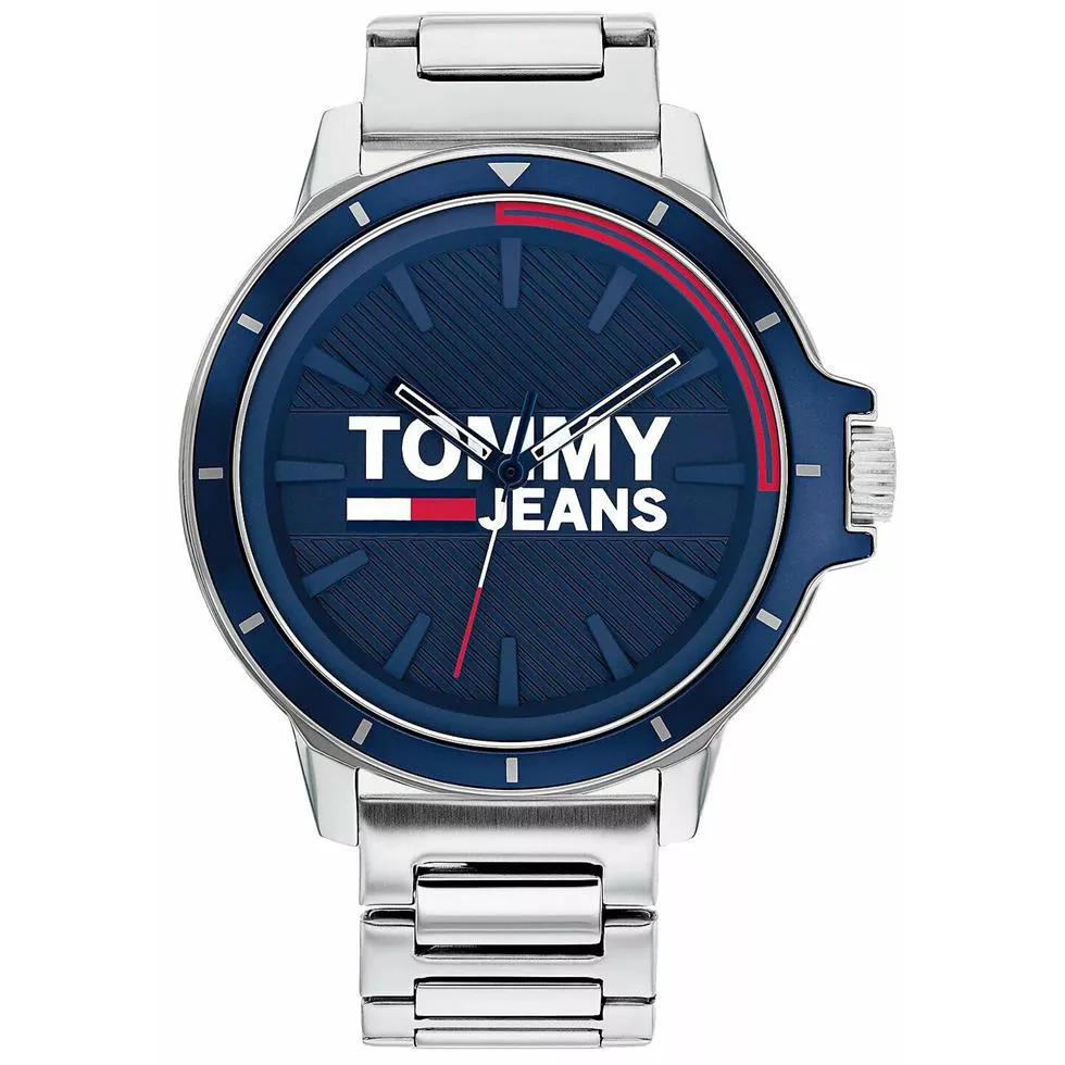 Tommy Hilfiger Jeans Blue Dial Watch 44mm