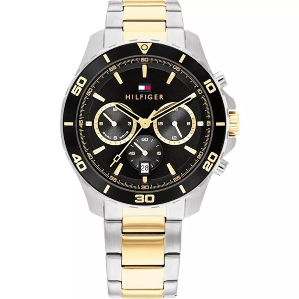 Tommy Hilfiger Jordan Two Tone Watch Watch 43mm
