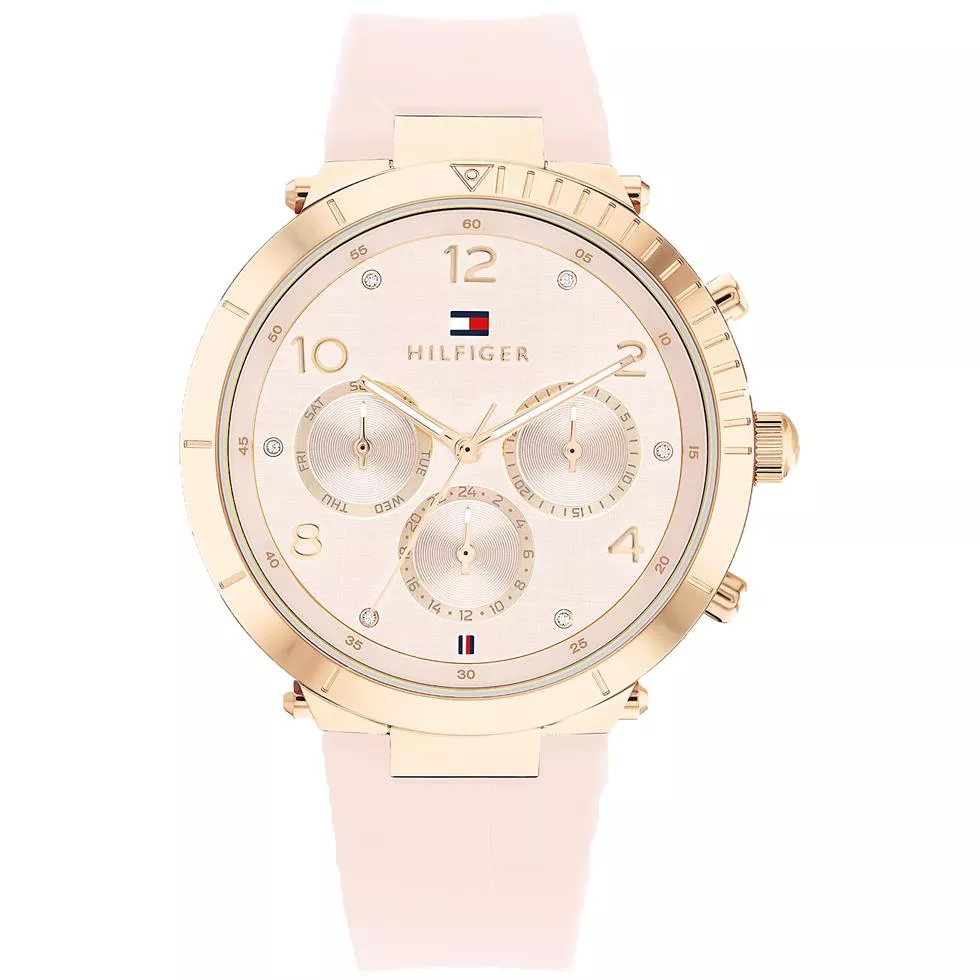 Tommy Hilfiger Pink Silicone Strap 38mm