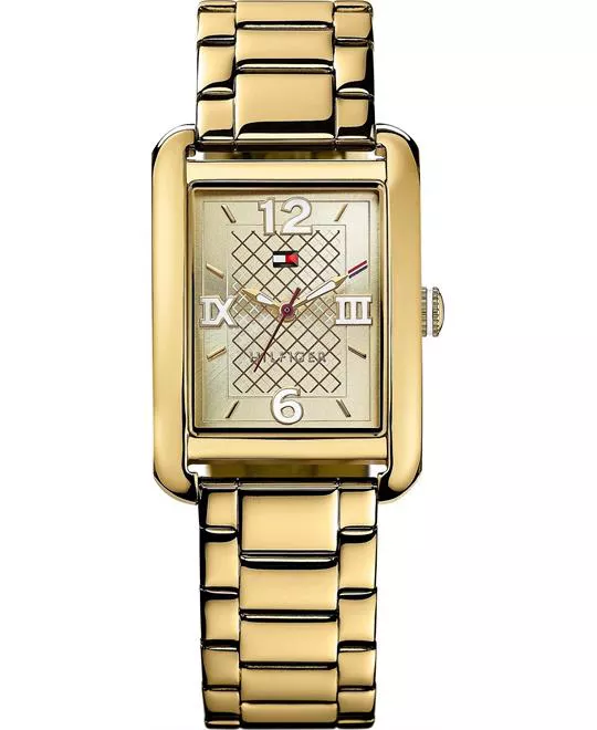 Tommy Hilfiger Women's Gold-Tone Bracelet Watch 27mm 