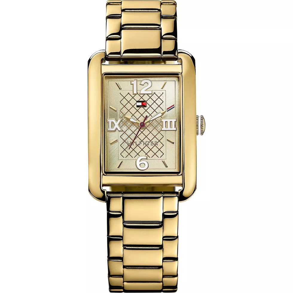Tommy Hilfiger Women's Gold-Tone Bracelet Watch 27mm 