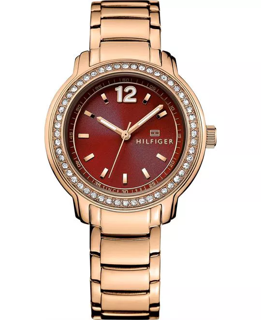 Tommy Hilfiger Women's Rose Gold Ion-Plated Watch 36mm 