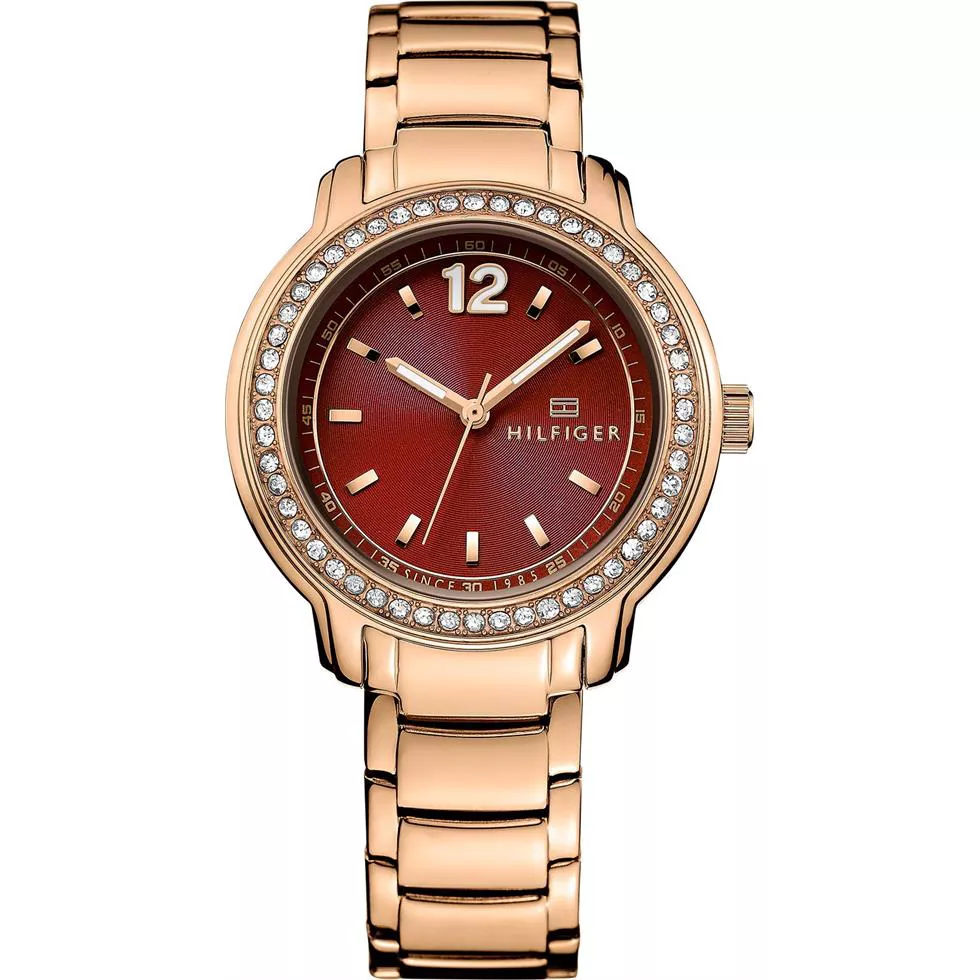 Tommy Hilfiger Women's Rose Gold Ion-Plated Watch 36mm 