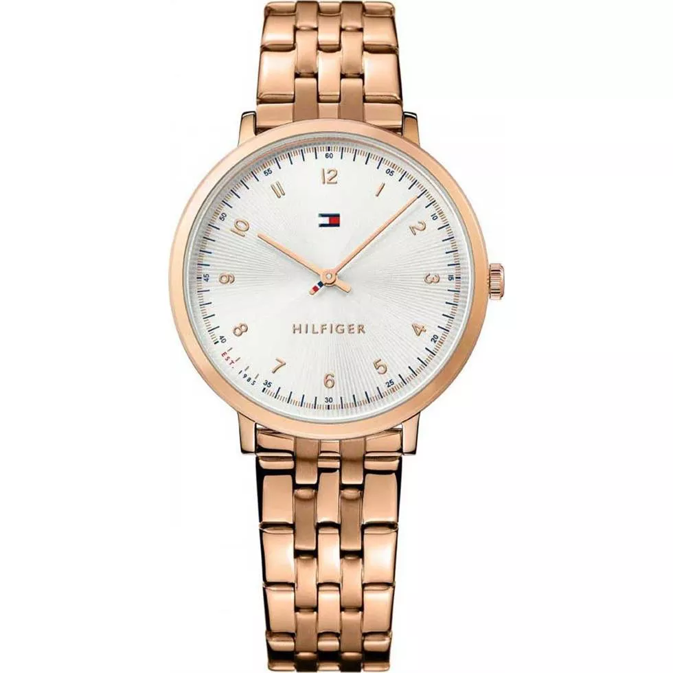 Tommy Hilfiger Women's Rose Gold-Tone Watch 35mm