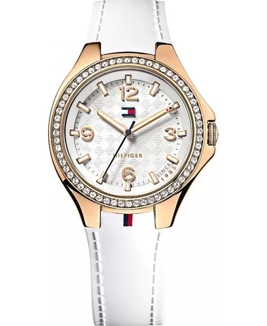Tommy Hilfiger Women's Sport Luxury Swarovski Rose Watch 38mm