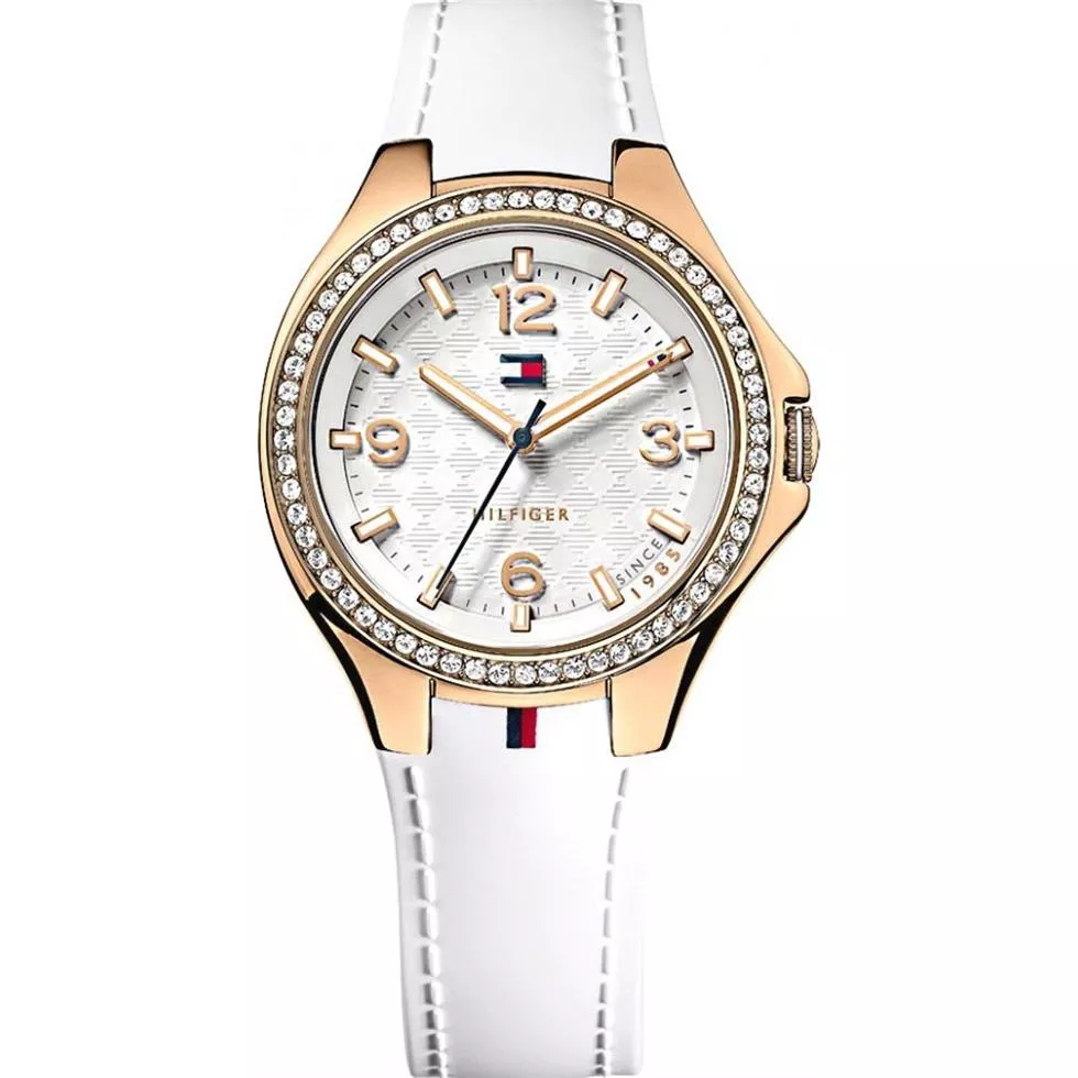 Tommy Hilfiger Women's Sport Luxury Swarovski Rose Watch 38mm