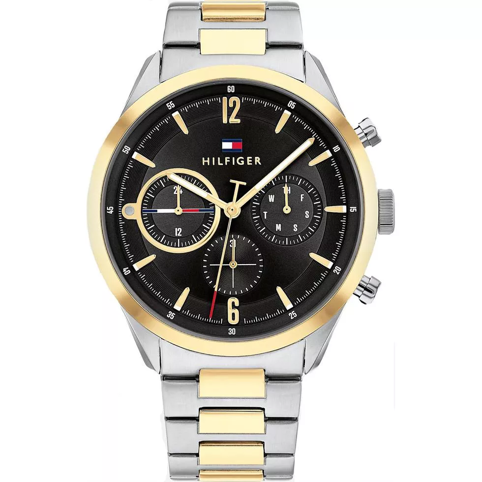 Tommy Sub-Dials Watch With Two-Tone Bracelet 44mm
