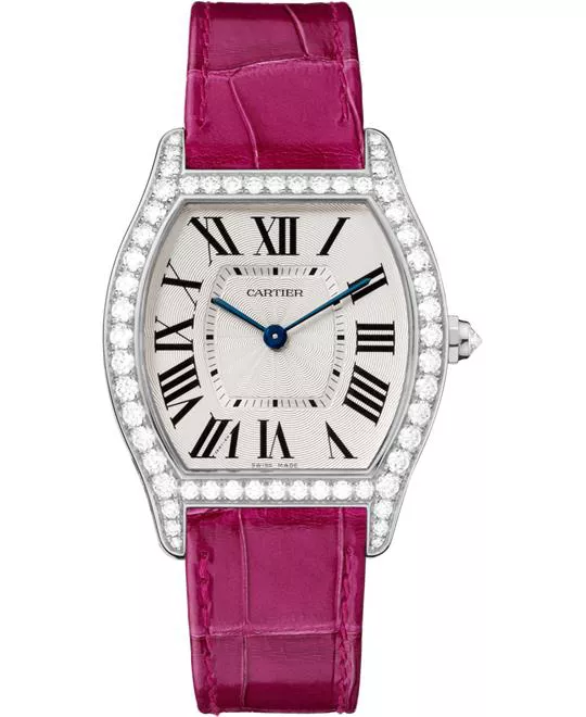 Cartier Tortue WA501009 White Diamonds Watch 39 x 31