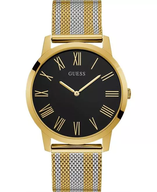 Guess Gold-Tone And Silver-Tone Analog Watch 44mm