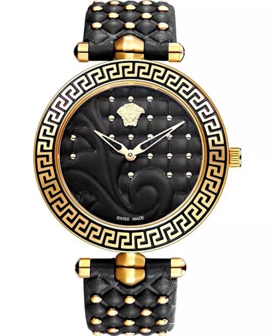 Vanitas Rose Gold-tone Enamel Watch 40mm