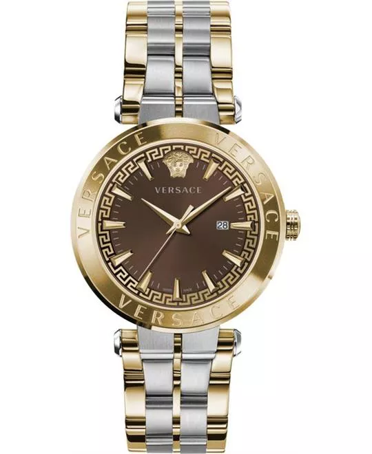 Versace VE6K00423 Greca Dome Chrono Watch 43mm | Schweizer Uhren
