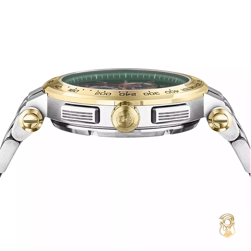 Versace Aion Green Tone Watch 45mm