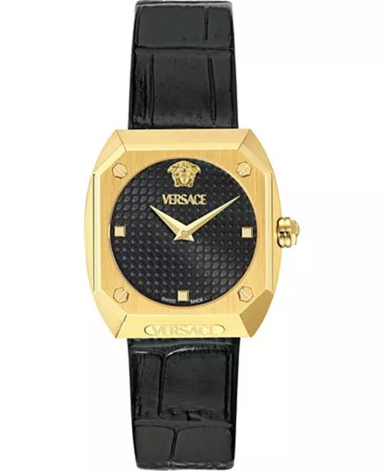 Versace Antares Gold Tone Watch 35mm