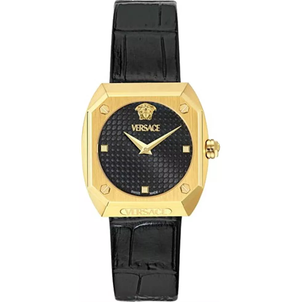 Versace Antares Gold Tone Watch 35mm