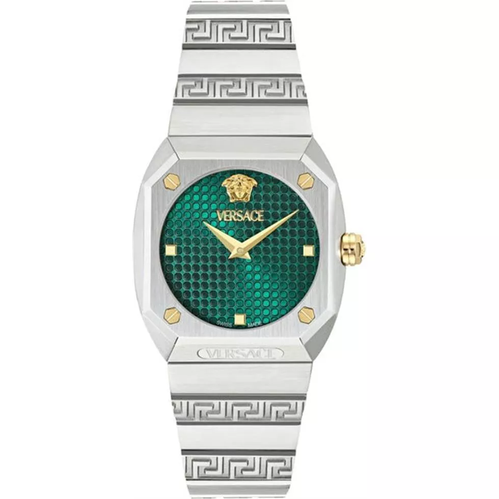 Versace Antares Silver - Tone Watch