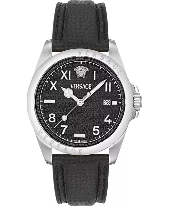 Versace Anteo Black-Tone Watch 41mm