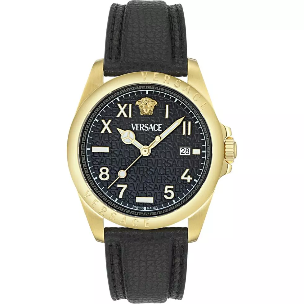 Versace Anteo Gold-Tone Watch 41mm