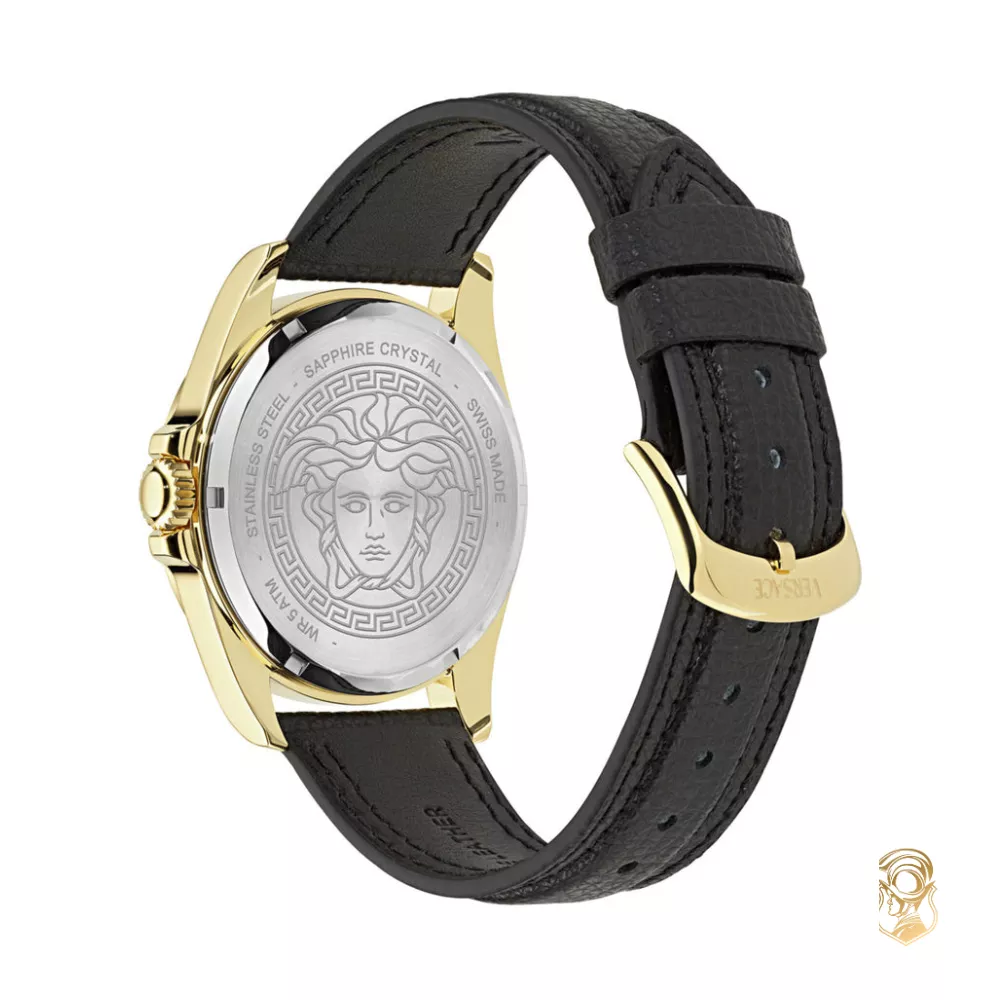 Versace Anteo Gold-Tone Watch 41mm