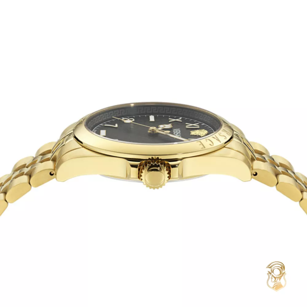 Versace Anteo Gold-Tone Watch 41mm