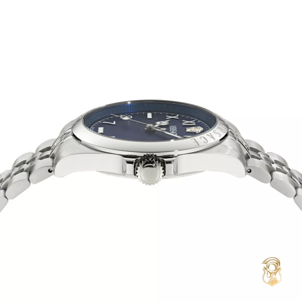 Versace Anteo Blue -Tone Watch 41mm