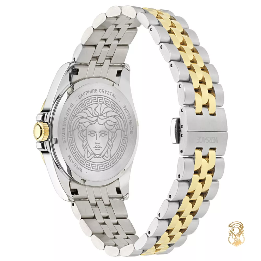 Versace Anteo Two Tone Men Watch 41mm