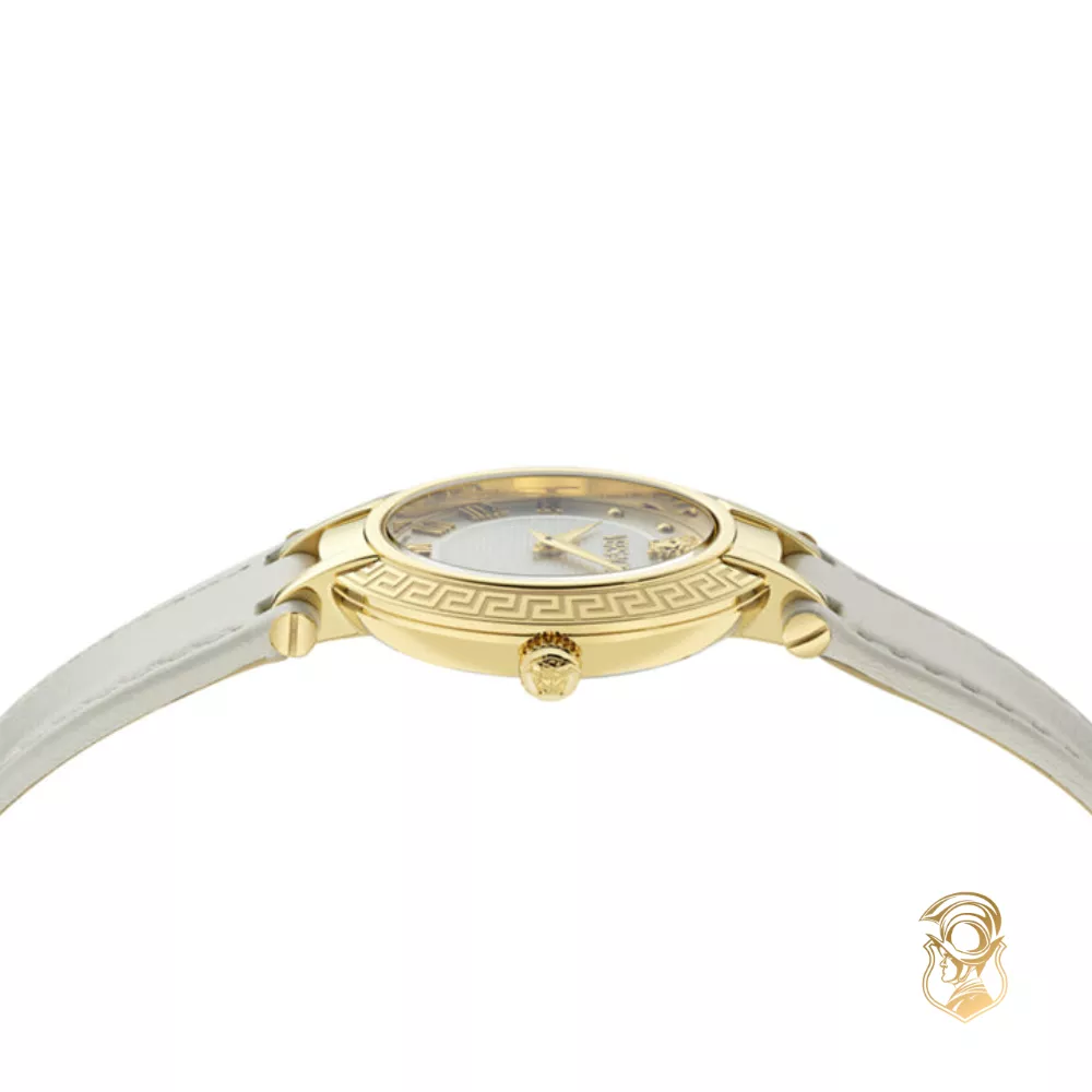 Versace Antlia Leather Watch 34mm