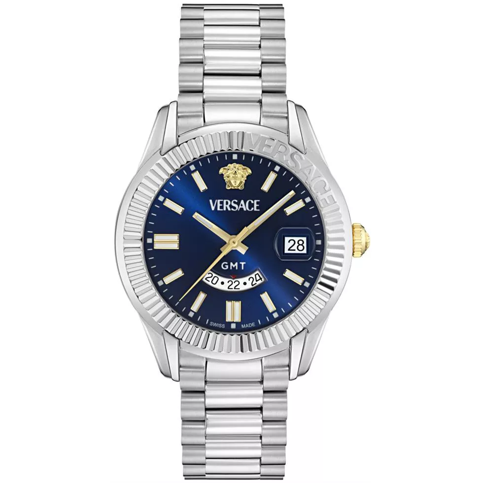 Versace Apodis GMT Watch 41mm 