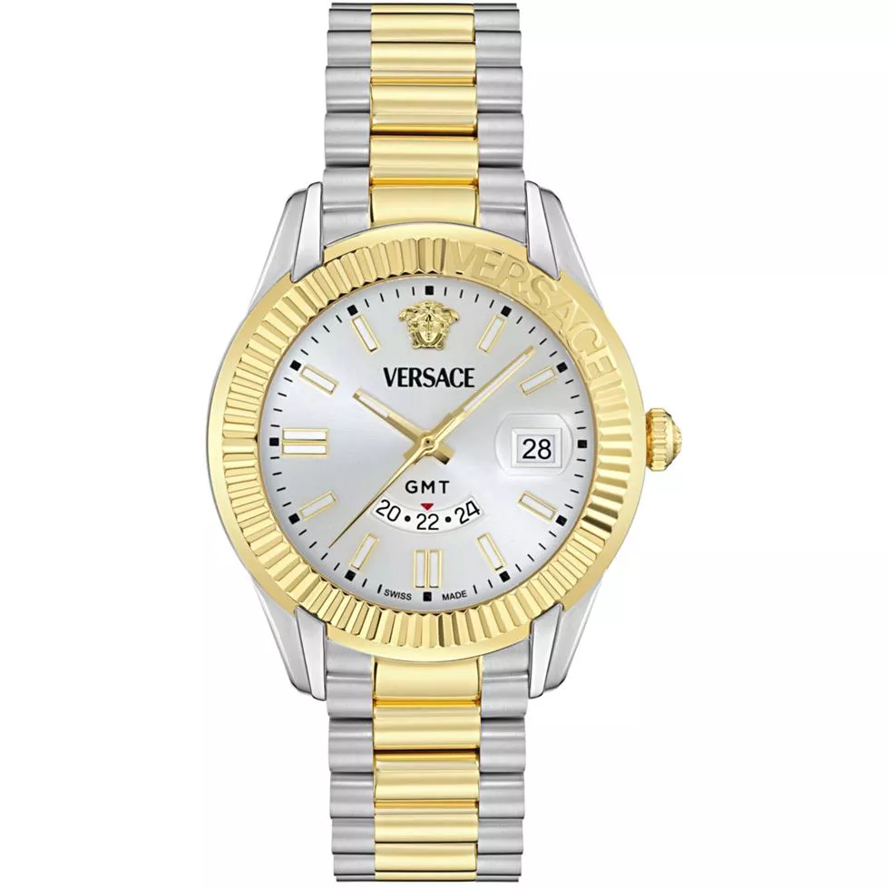 Versace Apodis GMT Watch 41mm