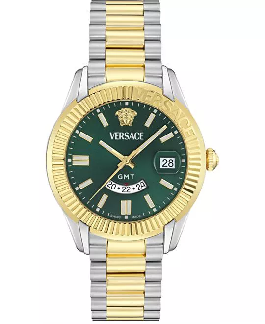 Versace Apodis GMT Watch 41mm