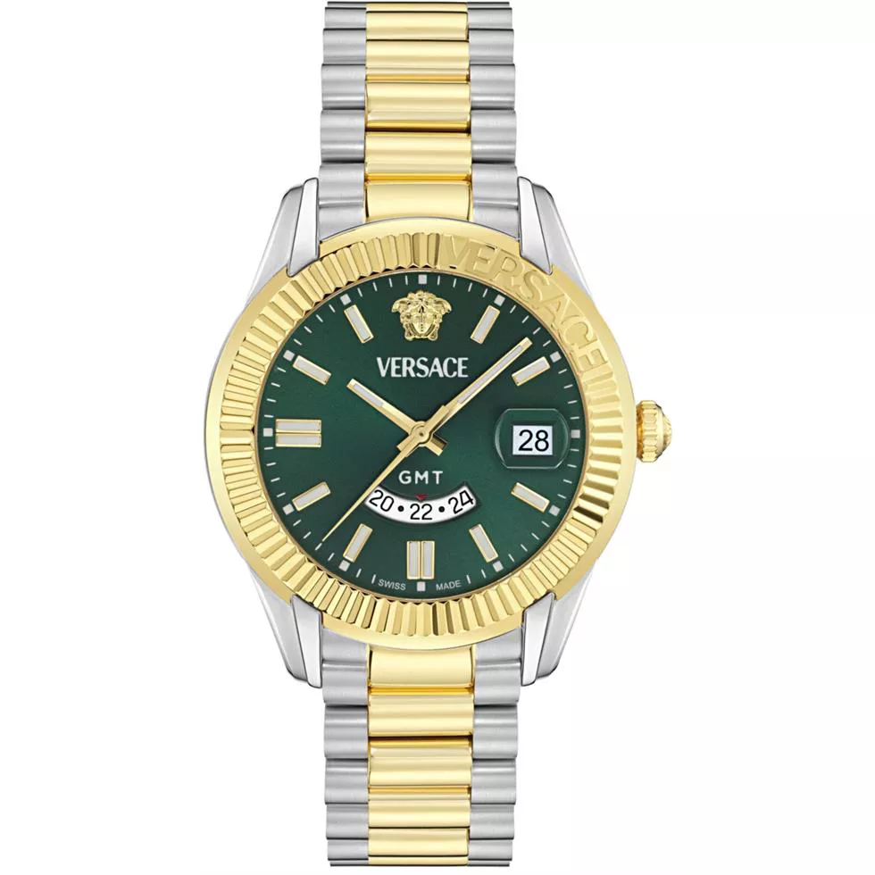 Versace Apodis GMT Watch 41mm