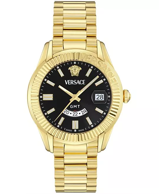 Versace Apodis GMT Watch 41mm