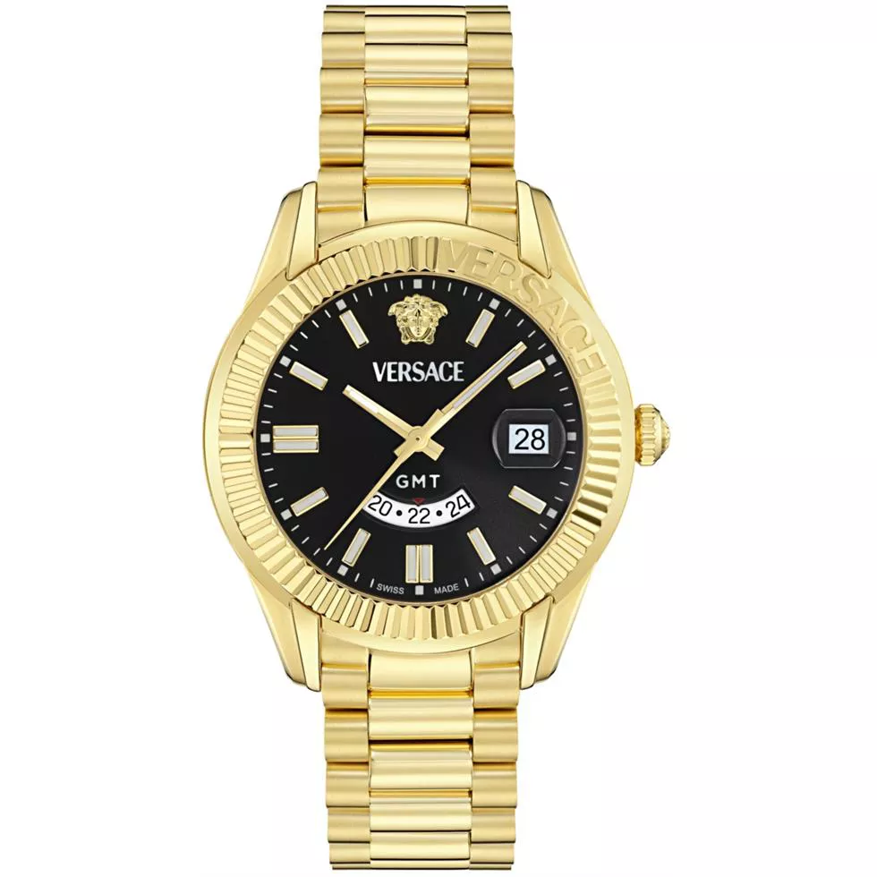 Versace Apodis GMT Watch 41mm