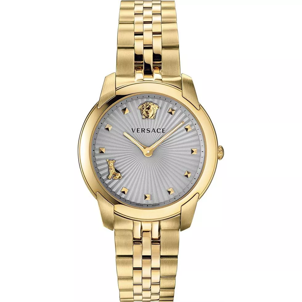 Versace Audrey V. Gold Watch 38mm