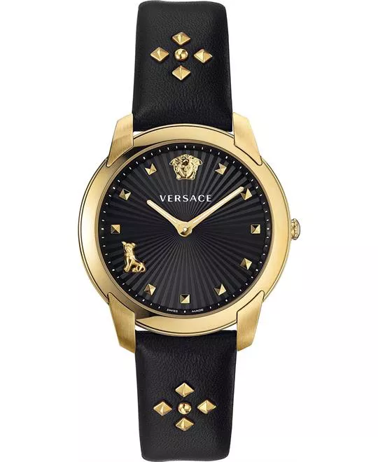 Versace Audrey V. Black Swiss Watch 38mm