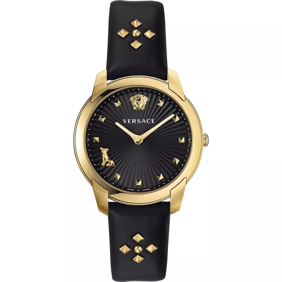 Versace Audrey V. Black Swiss Watch 38mm