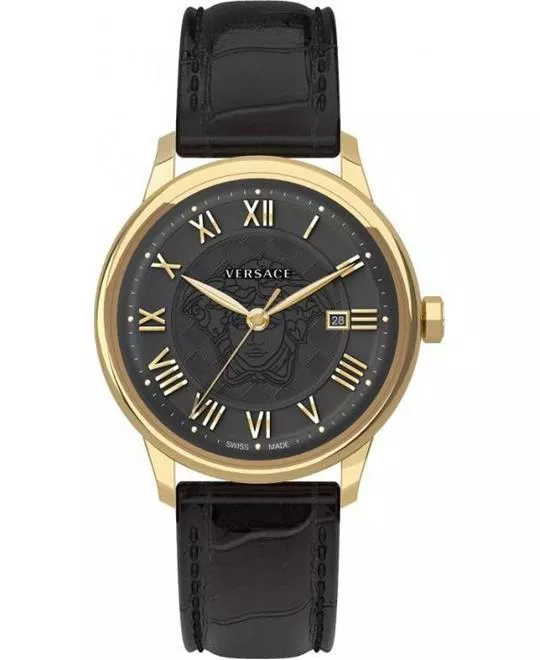 Versace Business Gold Ion-Plated Watch 43mm