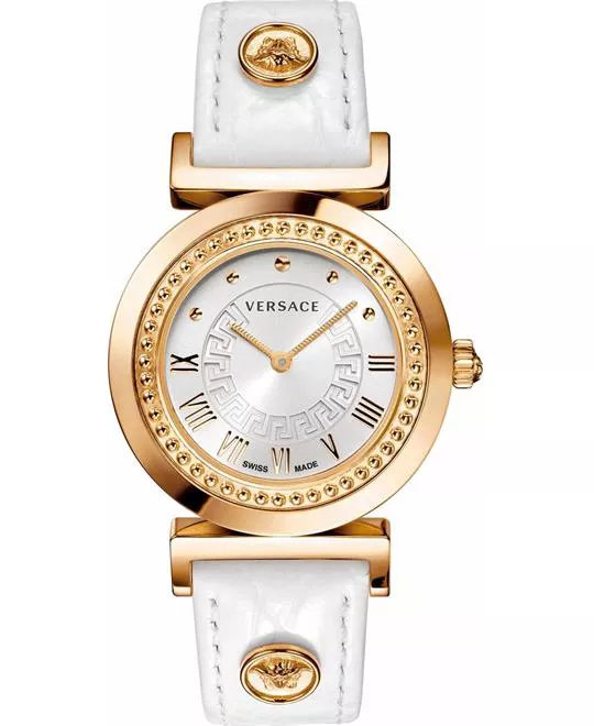 Versace Vanity Calfskin Women's Watch 35mm