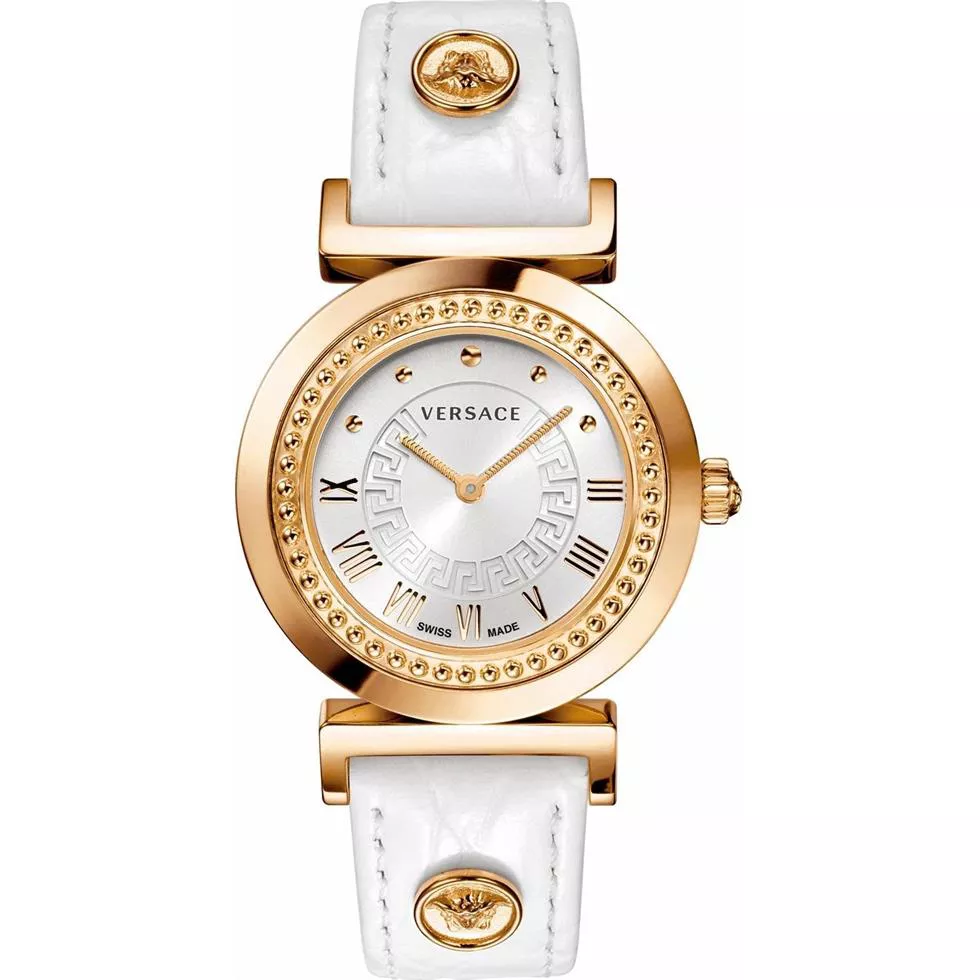 Versace Vanity Calfskin Women's Watch 35mm