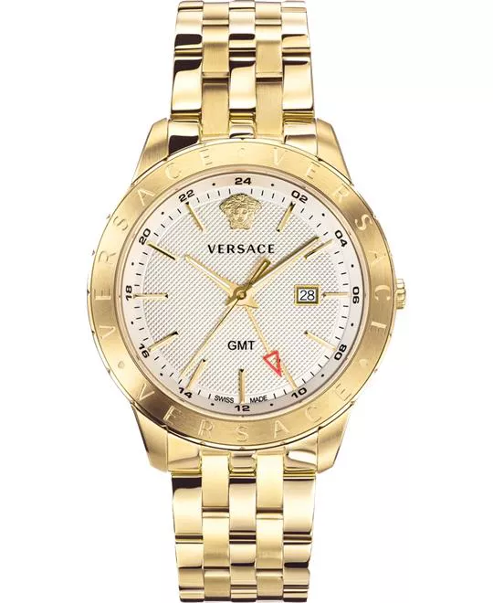 Versace Champagne Metal Univers Watch 43mm  